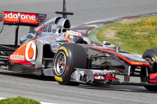 Jenson Button apura sus últimas vueltas de la pretemporada