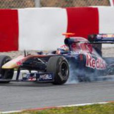 Sébastien Buemi se pasa de frenada en Montmeló