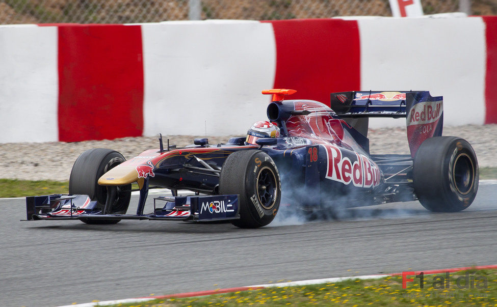 Sébastien Buemi se pasa de frenada en Montmeló