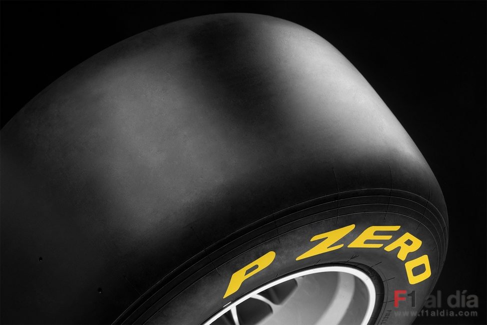 'P ZERO' es la marca de Pirelli para la Fórmula 1