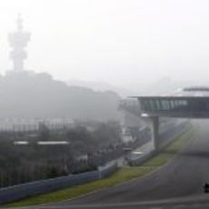 Mucha niebla a primera hora en Jerez