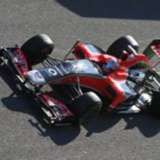Timo Glock en Jerez con el MVR-02