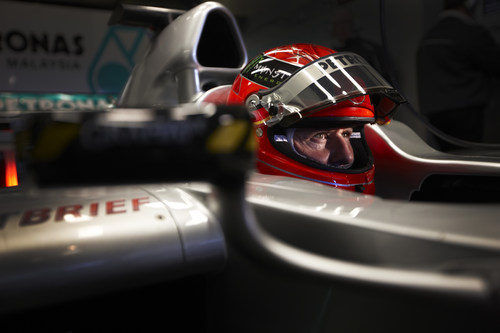 Schumacher, concentrado en 2011