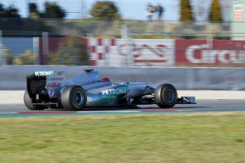 Michael Schumacher en el Circuit de Catalunya