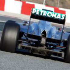 Difusor trasero del Mercedes GP W02