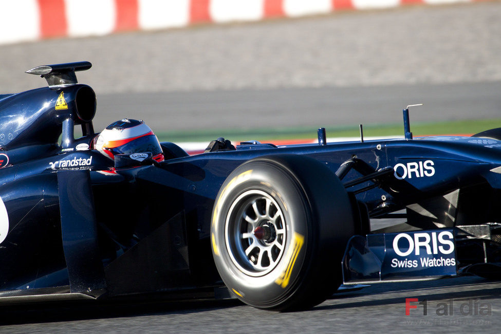 Barrichello prueba el KERS en Barcelona