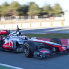 Button vuelve a boxes en Montmeló