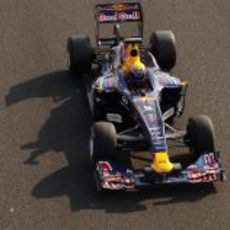 Mark Webber en el RB5 en Australia