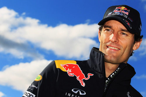 Webber, feliz por correr en su país