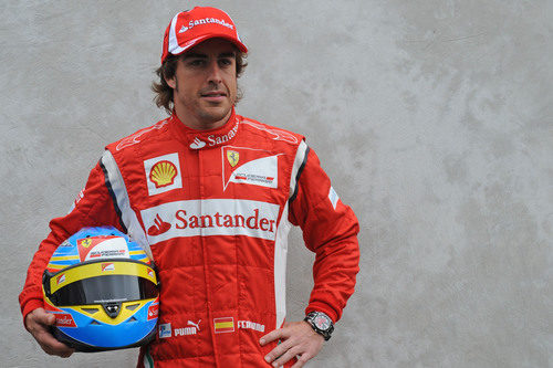 Foto oficial de Fernando Alonso para la temporada 2011