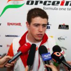 Paul di Resta atiende a la prensa internacional en Australia