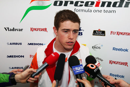 Paul di Resta atiende a la prensa internacional en Australia