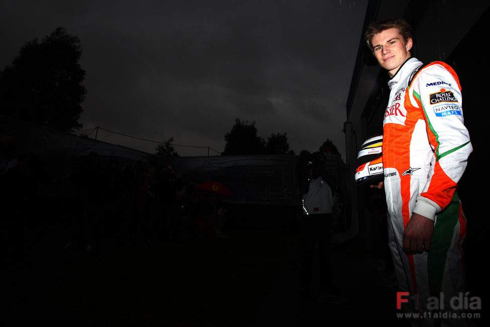 Hülkenberg fotografiado en Melbourne