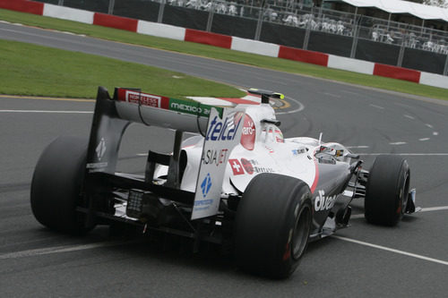 Pérez en el Sauber C30 en Albert Park