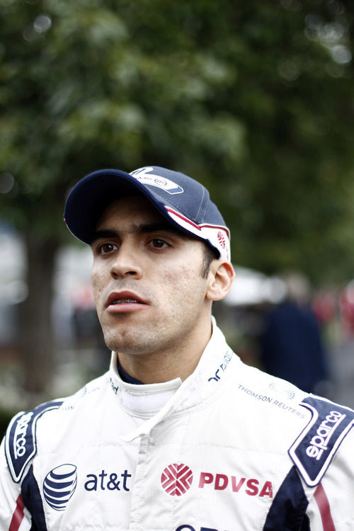 Pastor Maldonado en Melbourne