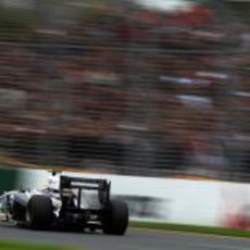 Pastor Maldonado durante la clasificación de Melbourne