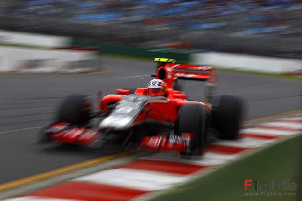 D'Ambrosio rueda en Albert Park