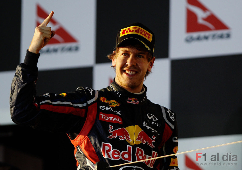 Sebastian Vettel gana el GP de Australia 2011