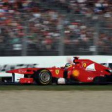 Fernando Alonso en la carrera de Albert Park