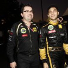 Boullier, orgulloso del trabajo de Petrov