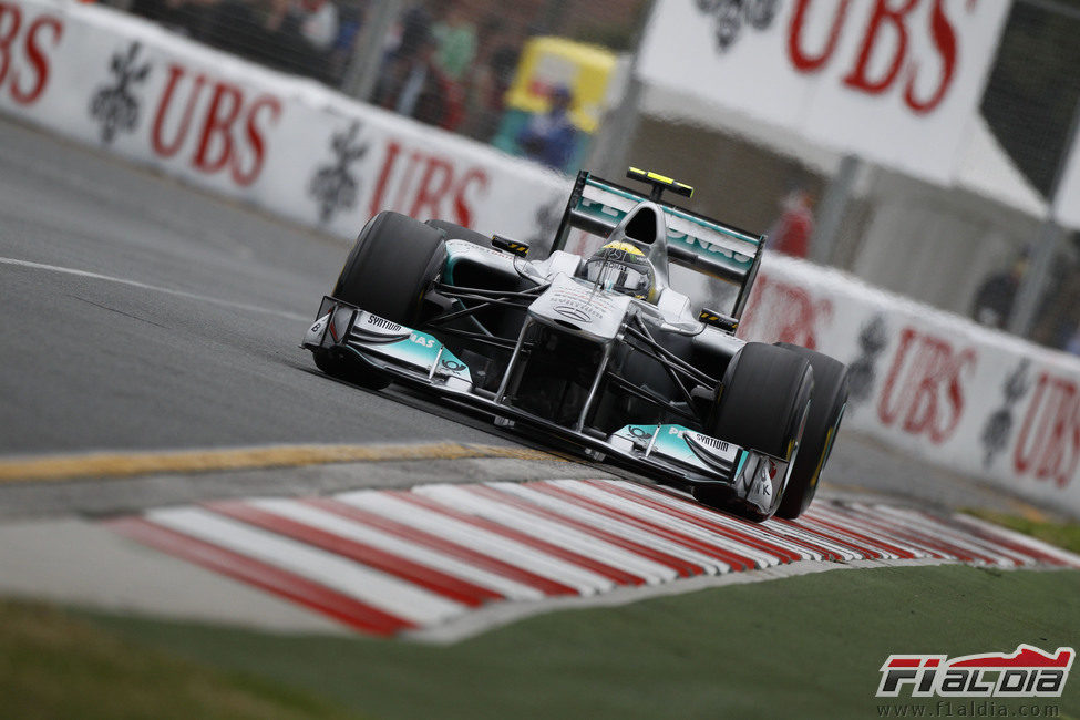 Nico Rosberg clasificó en séptima posición