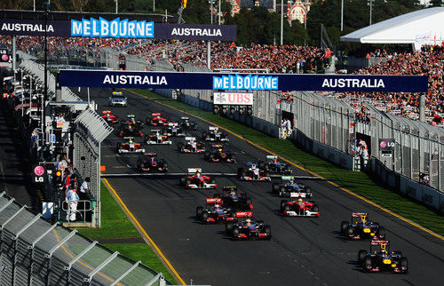 Salida del GP de Australia 2011