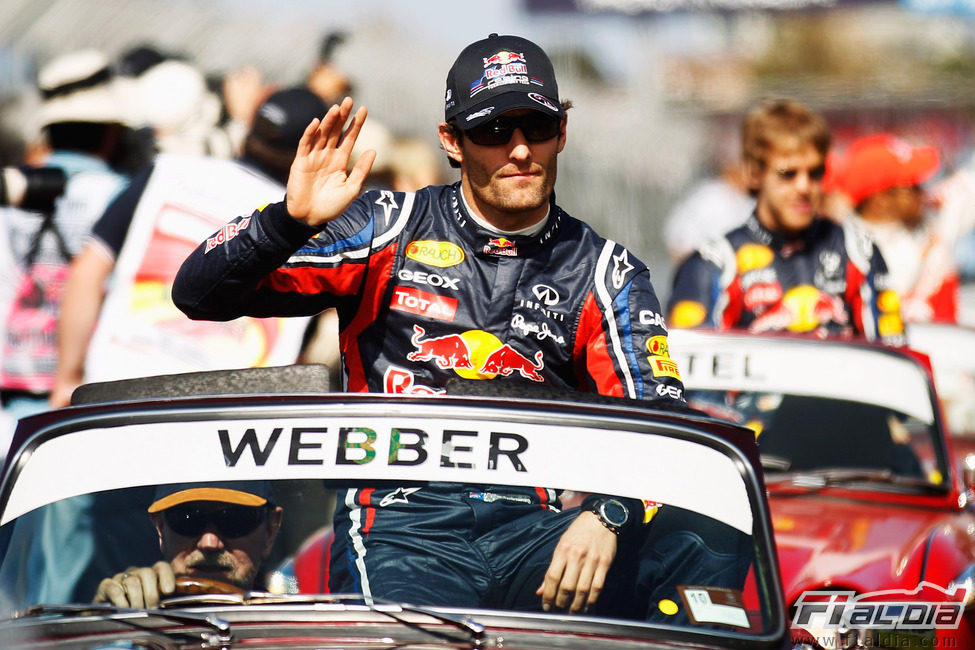 Webber ante su afición