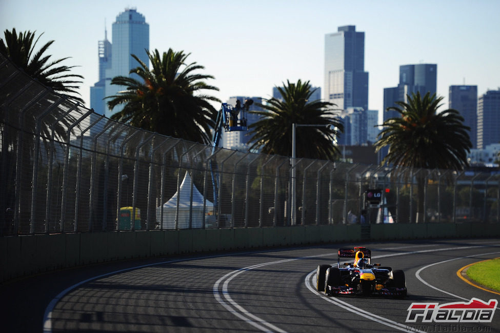 Sebastian Vettel venció en el GP de Australia