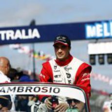 D'Ambrosio en el Drivers' Parade