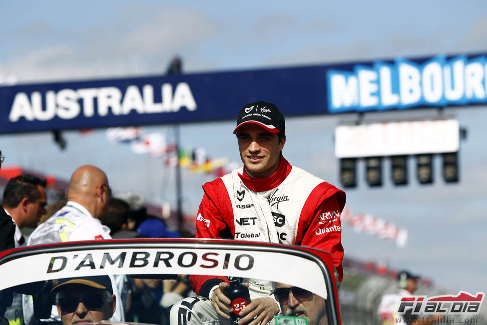 D'Ambrosio en el Drivers' Parade