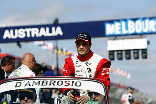 D'Ambrosio en el Drivers' Parade