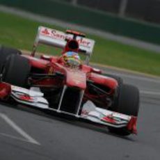 Fernando Alonso en los libres del GP de Australia 2011