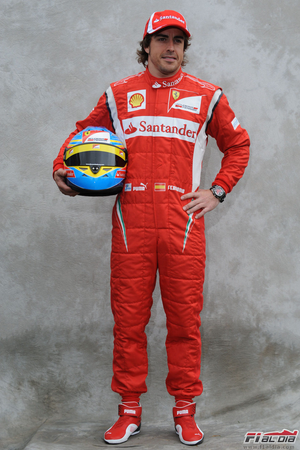 Foto oficial de Fernando Alonso para 2011