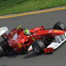 Massa rueda en Albert Park