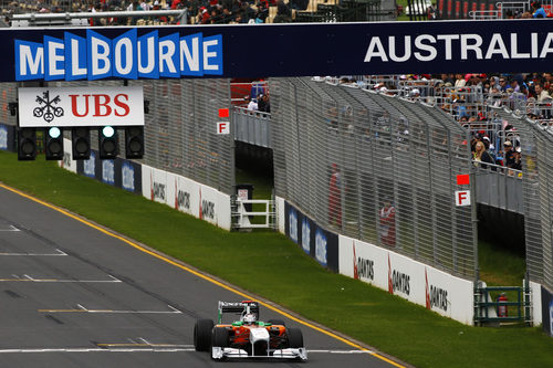 Adrian Sutil en los libres del GP de Australia