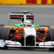 Nico Hülkenberg rueda en los libres del viernes