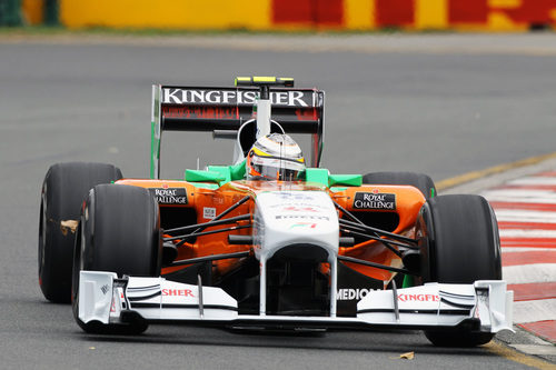 Nico Hülkenberg rueda en los libres del viernes