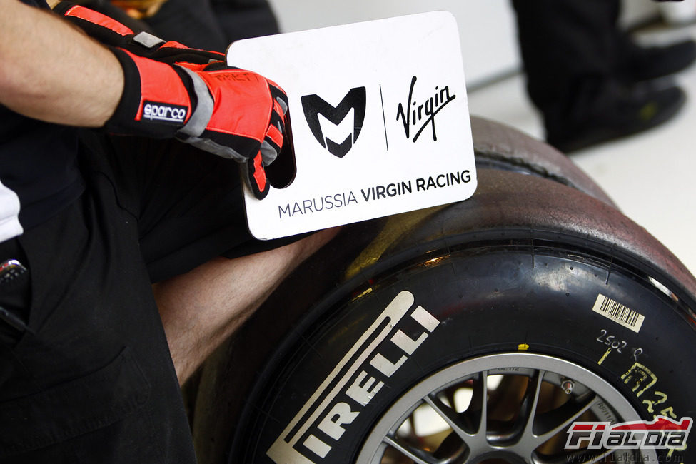 Neumáticos Pirelli en el Virgin Racing