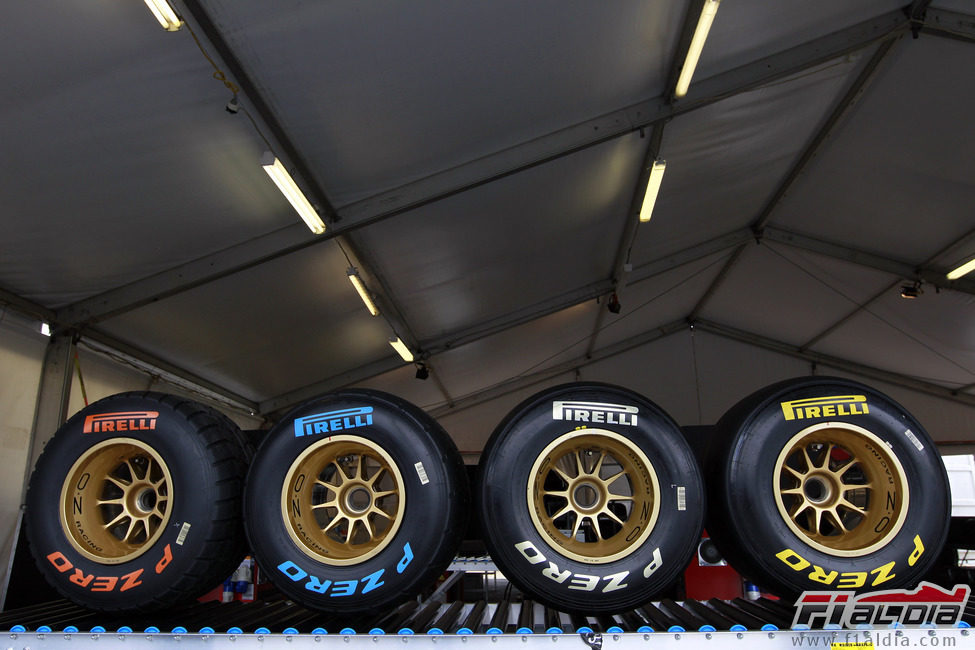 Los 4 tipos de neumáticos Pirelli para el GP de Australia 2011