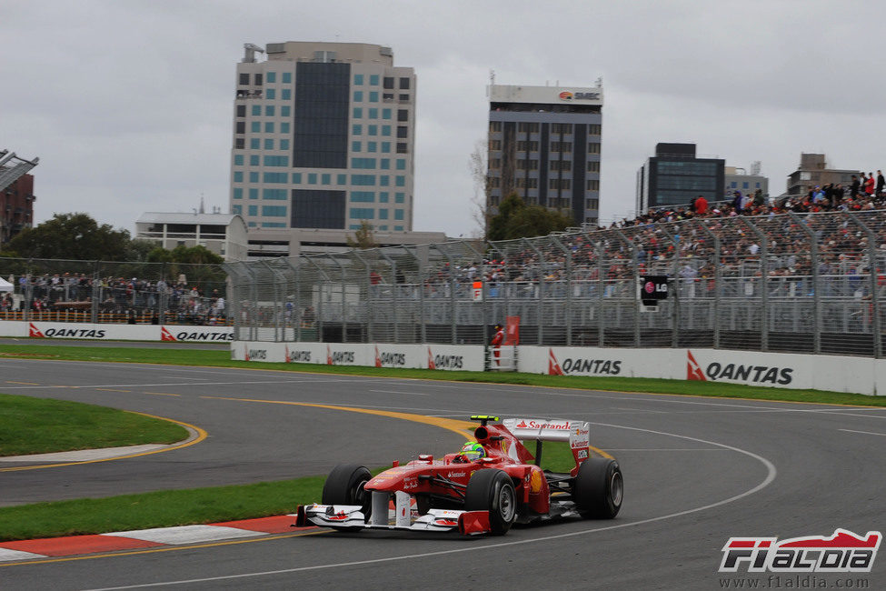 Felipe Massa en la clasificación del GP de Australia 2011