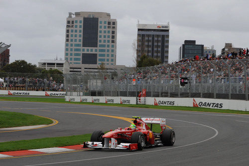 Felipe Massa en la clasificación del GP de Australia 2011