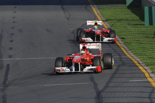 Alonso por delante de Massa en Australia