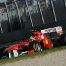 Felipe Massa en la carrera del GP de Australia 2011