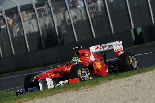 Felipe Massa en la carrera del GP de Australia 2011