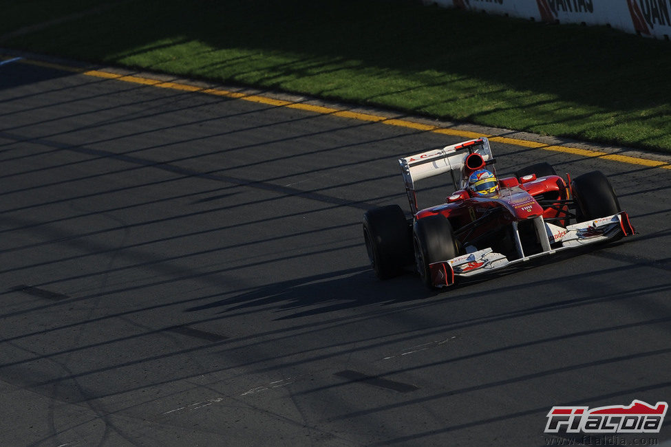 Fernando Alonso en busca del podio