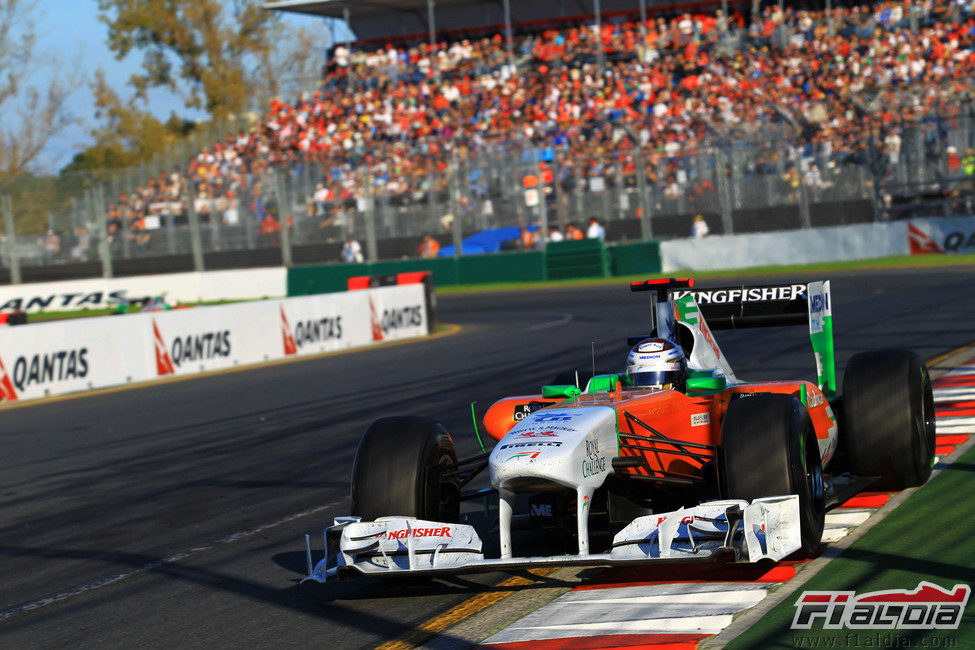 Adrian Sutil acabó fuera de los puntos