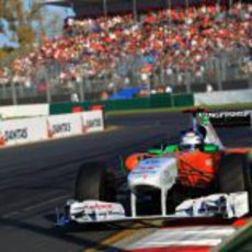 Adrian Sutil acabó fuera de los puntos