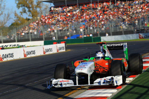 Adrian Sutil acabó fuera de los puntos