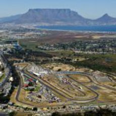 El circuito de la exhibición con Neel Jani