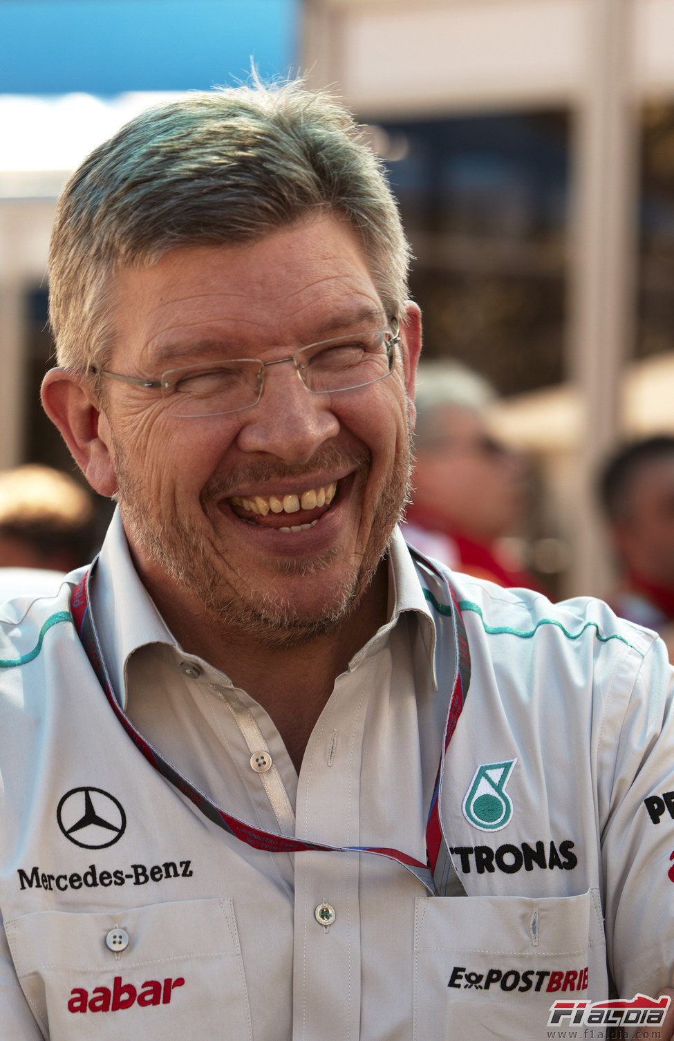 Ross Brawn sonríe en Melbourne